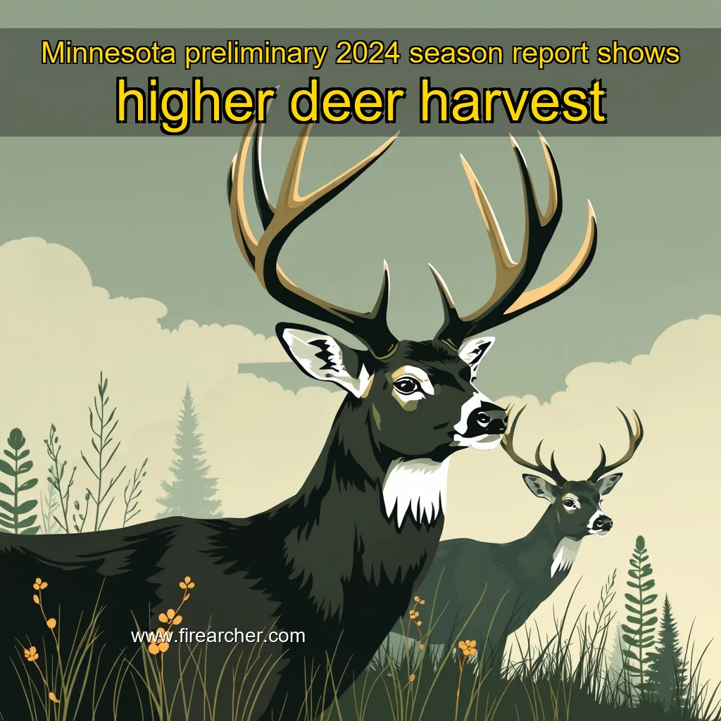 You are currently viewing Minnesota preliminary 2024 season report shows higher deer harvest