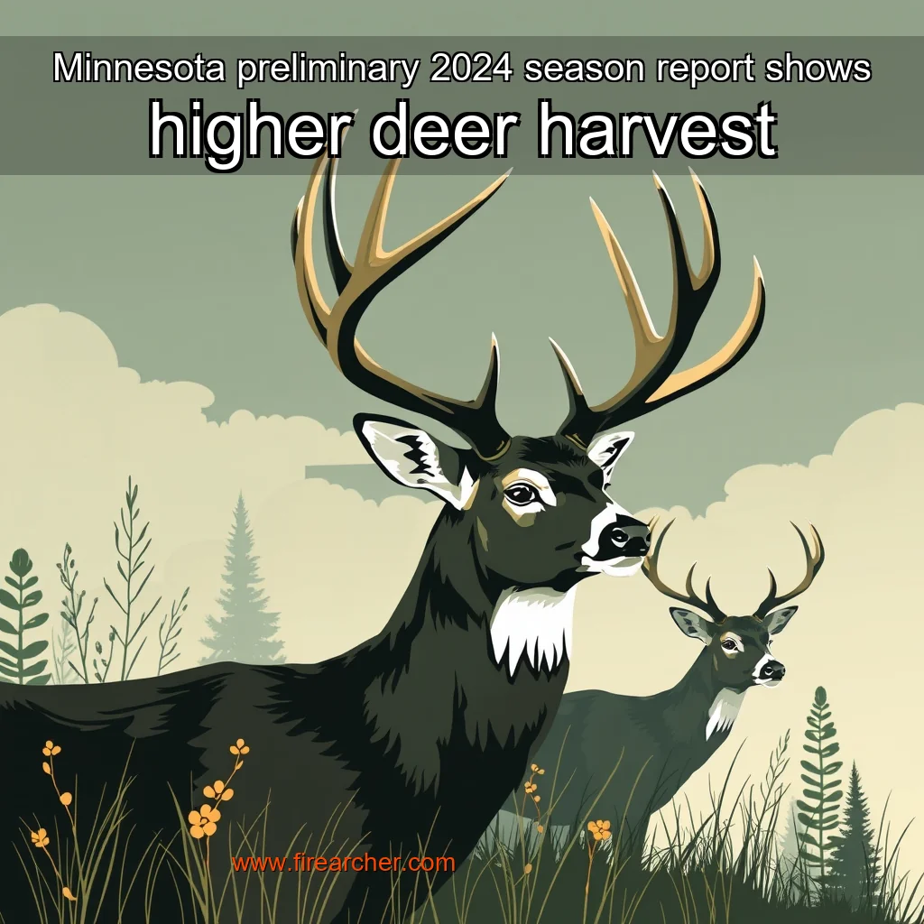 Read more about the article Minnesota preliminary 2024 season report shows higher deer harvest