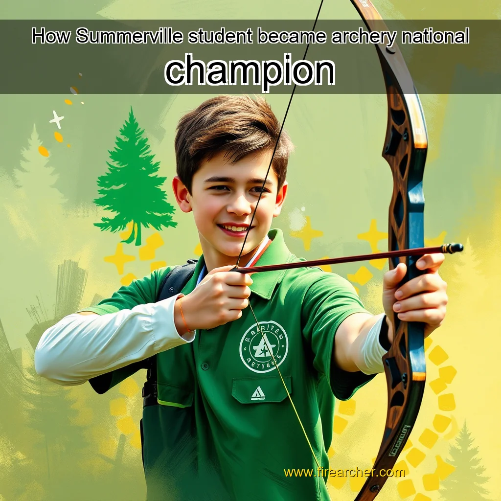 You are currently viewing How Summerville student became archery national champion